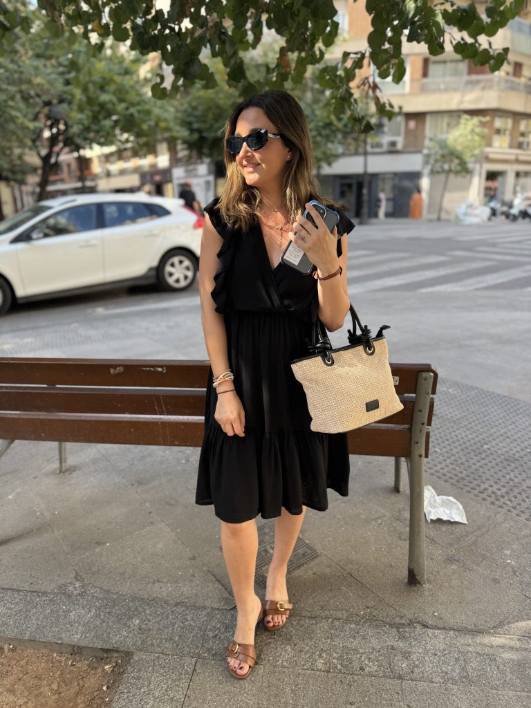 VESTIDO VOLANTES LINO